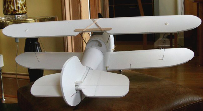 Cabanes - AVRO with wings and struts fitted