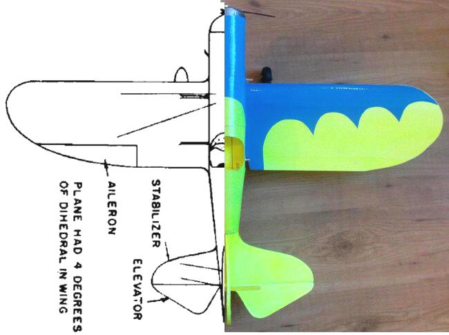 GeeBee Sportster Tribewt - plan view comparison.